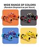 New Pinch Pull Back Toy with Press-Pull-Leave Feature Run On Any Surface Without Battery - Color As Per Stock (Pack of 2)
