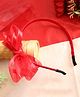 Kamule Christmas Theme Bow Designed Hair Band - Red