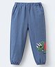Mark & Mia Full Length Trouser with Dino Print - Blue