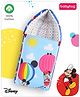 Babyhug Disney Digital Print Premium Cotton Portable Sleeping Bag Mickey Hot Air Balloon Print - Blue