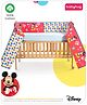 Babyhug Disney Premium Cotton Cot Bumper Cool Mickey Theme - Red