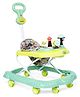 JoyRide Magical Tales Castle Baby Walker with Musical Toy Bar, Rattles, Parental Control, Cushioned Seat, Activity Toys, Height Adjustable, Foldable, 3 Colours MYSTIC GREEN