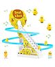 AKN TOYS Duck Slide Toy Set , Musical Duckling with Stairs and Music Lights and Music 3 Duck-Pack of 1-color May Vary