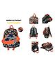 YAMAMA 14 Inch School Bags Earth And Planets Printed Backpack For Kids With Adjustable Straps Multi-pocket Premium Design Bag For Kids Best For School Picnic Holidays - Multicolor