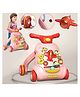 YAMAMA Children Music Walker For Babies Kids Toddlers Infant Multi-Functional Sit-to-Stand Baby Learning Activity Walker -Pink