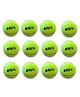 Airic Light Weight Cricket Tennis Ball  (Pack of 12, Green)