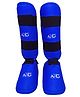 AXG NEW GOAL Super Karate Taekwondo Shin Pad Muay Thai Kick Kickboxing MMA (Large) MMA Shin Guard  (Blue)