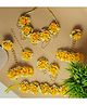 Viraasi Yellow Floral Handmade Jewelry Set