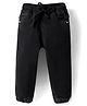 Babyhug Full Length Washed Denim Jeans With Stretch - Black