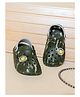 Toothless Camouflage Designed Perforated Clogs - Olive Green & Grey