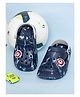 Toothless Camouflage Designed Perforated Clogs - Navy Blue & Grey