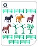 Aditi Toys Realistic Farm Animal Set With Tree & Fence for Kids, 15 Piece Plastic Animal Playset - Includes Cow, Goat, Horse, Dog, 8 Fence, 3 Tree - Educational Toy Set for Ages 3+ (Colors As Per Availability)