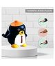 Azhari Penguin Shaped Pencil Sharpener Heavy-duty Manual Portable Sharpener For Kids Color May Vary