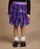 One Friday Space Theme Printed Skirt - Purple