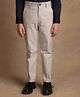 One Friday 100% Cotton Solid Trousers - Grey