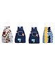 AAZEEM Cotton Kitchen Apron with Front Pocket Waterproof Back Restaurant -(Pack of 4)