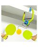 VGRASSP Height Adjustable Door Frame Hanging Table Tennis Trainer Toy For Kids And Adults - Fun To Play And Practice Ping Pong Training Set with 2 Rackets And 6 Balls - Color As Per Stock