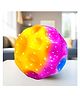 VGRASSP Super Bouncy Soft Foam Ball Toy For Kids With High Bounce, Textured Grip - Fun And Interactive Rubber Moon Ball With Craters - Color As Per Stock - (Pack of 1)