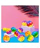 VGRASSP Super Bouncy Soft Foam Ball Toy For Kids With High Bounce, Textured Grip - Fun And Interactive Rubber Moon Ball With Craters - Color As Per Stock - (Pack of 12)