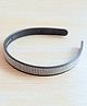Pretty Ponytails Stones Embellished Hair Band - Grey & Silver