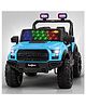 Baybee Bronco Battery Operated Jeep for Kids, Ride on Toy Kids Car with RGB Windshield Light & Music | Electric Jeep Battery Car | Baby Big Car for Kids to Drive 3 to 8 Years Boys Girls (Ceyon Blue)