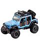 Nicres Big Size Jeep Wrangler Rubicon Alloy Pickup 1:24 Scale Model Car Exclusive Alloy Metal Car Die-cast Car Pullback Toy car with Sound & Light Music Best Gifts Toys Kids ( Blue )