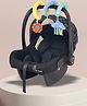 R for Rabbit Picaboo NXG Baby Carry Cot, 4 in 1 Multi Purpose Kids Carry Cot, Infant Car Seat, Rocker for Infant Babies of 0 to 15 Months & Weight Capacity Upto 13 Kgs|(Silver Black)