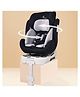 R for Rabbit Jack N Jill ISOFIX Plus i-Size Baby Car Seat Convertible 360 Rotatable for Kids of 0 to 12 Years Age Anti Rollover Support Leg with 5 point Safety Harness ECE R129 Certified (Black Grey)