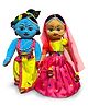 Sakhyam Radha Madhav Soft Dolls- Height 35.56 cm