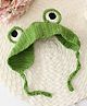 Woonie Handmade Frog Eyes Detailed Headband - Green