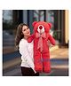 Besties Teddy Bear Soft Toy Red - Height 90 cm