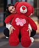 Besties Plush Teddy Bear Soft Toy Red - Height 90 cm