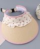 Babyhug Free Size Visor Cap With Polka Dot Print - Purple