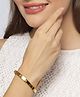 NVR Gold-Plated Kada Bracelet, Silver Bracelets - 20 g
