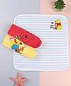 Babyhug Disney Interlock Knit Wash Cloth with Pooh Graphics Pack of 3 L 30 x B 30 cm - Yellow & Red