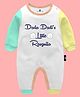 The Peppy Tend 100% Cotton Full Sleeves Dada Dadis Little Rasgulla Text Printed Romper - Multi Colour
