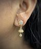 Digital Dress Room Gold-Plated & CZ Flower Bell Design Jhumka Earrings | Jewelry for Women | Party Wear | Daily Wear