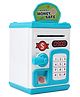House of kids ATM Piggy Bank Money Saving Bank for Real Money Cash Coin School Bag Style Musical Money Safe | Roll Of Paper Money Bank with Finger Print Sensor (Colour May Vary)