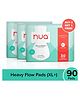 Nua Complete Comfort Pads | Zero Irritation Promise | Essentials Pack | Super Saver| XL+ Heavy  - 90 pads