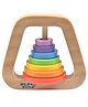 NESTA TOYS - Wooden Rainbow Rattle for Babies | Montessori Wooden Toy