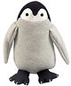 NESTA TOYS - Peppy the Penguin | Knitted Cotton Animal Plush Toy for Kids 