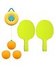 AKN TOYS Indoor Hanging Table Tennis Trainer Portable, Table Tennis Self Training Indoor Game, Set with 3 Ping Pong Balls & 1 Pair Paddle, Table Tennis Trainer Indoor for Kids - Multicolor - PACK OF 1 - COLOR MAY VARY
