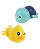 AKN TOYS Set of 2 Bath Toys, Cute Swimming Bath Toys  Floating Wind Up Toya baby  Bathtub Water Toys, Preschool Toddler Pool Toys (Turtle & Duck)( COLOR MAY VARY )