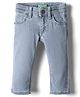UCB Woven Full Length Solid Color Jeans - Blue