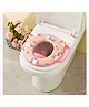 Babyhug Unicorn Printed Potty Seat With Handle - Light Pink
