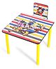 Babyhug Disney Frozen Multipurpose Study Table with 1 Chairs - Yellow