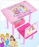Babyhug Disney Princess Multipurpose Study Table with Drawer Storage - Pink