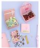 Yellow Bee Set Of 3 Bow Designed & Glittered Hair Accessories Boxes - Lime Green Red & Gold