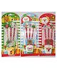 ilearnngrow Christmas Eraser Pencil Set