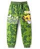 Pine Kids Disney Terry Knit Full Length Lunge Pants with Lion King Graphics & Tie & Dye Detailing - Green